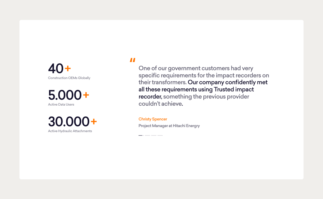 Trusted — kundecitat fra Hitachi Energy