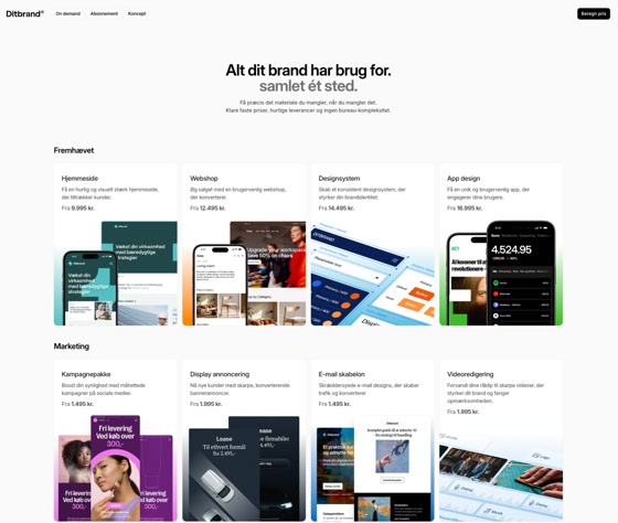 Dit brand — hjemmeside