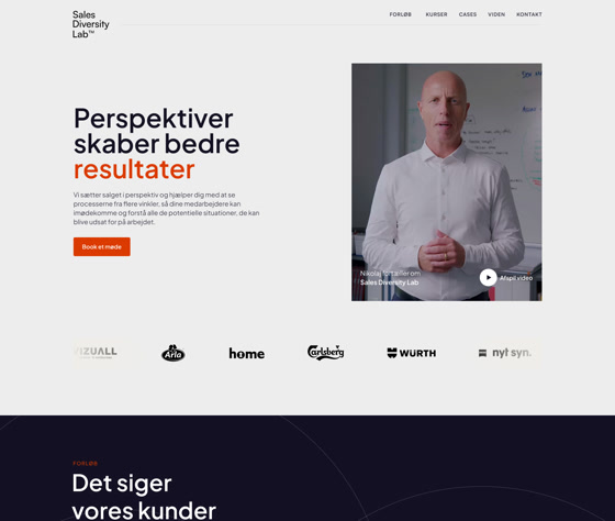 Sales Diversity Lab — hjemmeside