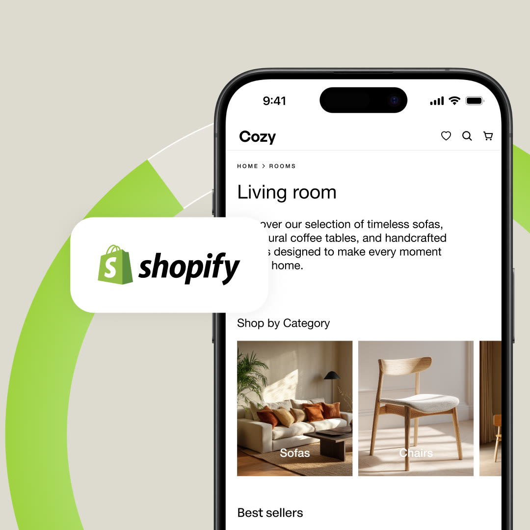 Shopify webshop design