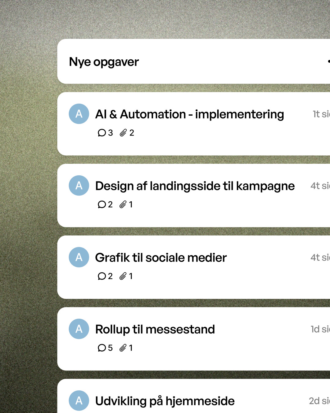 Studio Plus inkluderet arbejde